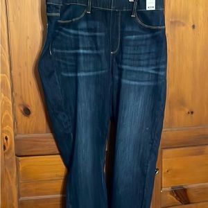 NWT Judy Blue Mid Rise Skinny Jeans with elastic 18w